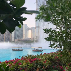 Mesmerizing Dubai Fountain Show and Light Displays