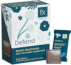 Review: Fx Chocolate Defend - Healthy Dark Chocolate with Reishi Mushroom Supplement