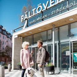 Fältöversten Shopping Center in Stockholm, Sweden