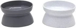 Raised Cat Bowls with Positive Reviews for Reducing Vomiting and Providing Comfort
