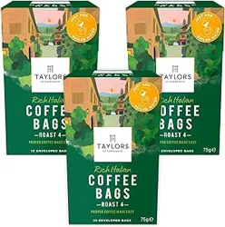 Convenient and Flavorful Taylor's Ground Coffee Bags