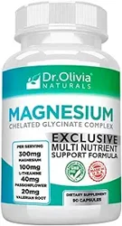 Dr. Olivia Naturals Magnesium Chelated Glycinate Complex: Sleep and Pain Relief