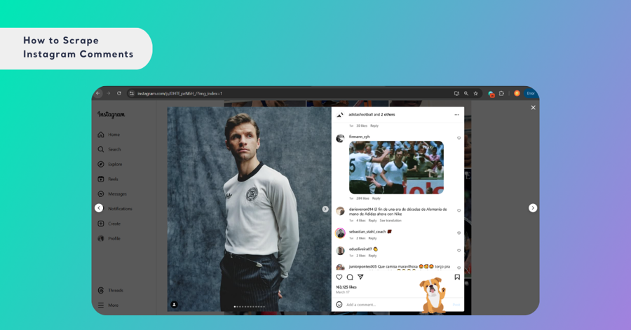 Navigate to Instagram