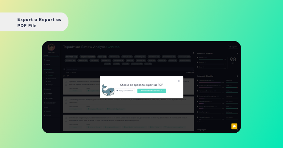 Apply Filters to Your Report